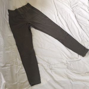 Merona grey thick leggings high-waisted SMALL
